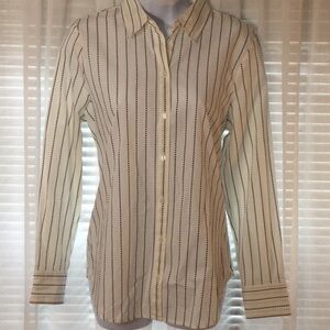 Worthington Stripe Dress Shirt NWT Size M​
